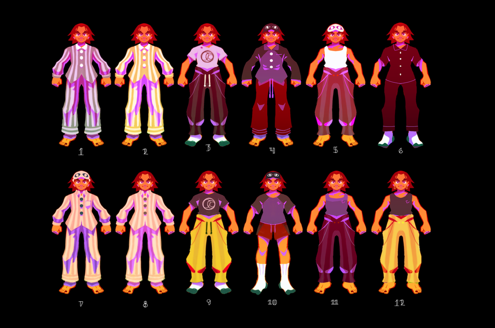 Ego costume variations