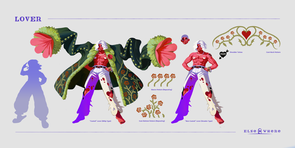 Lover character sheet