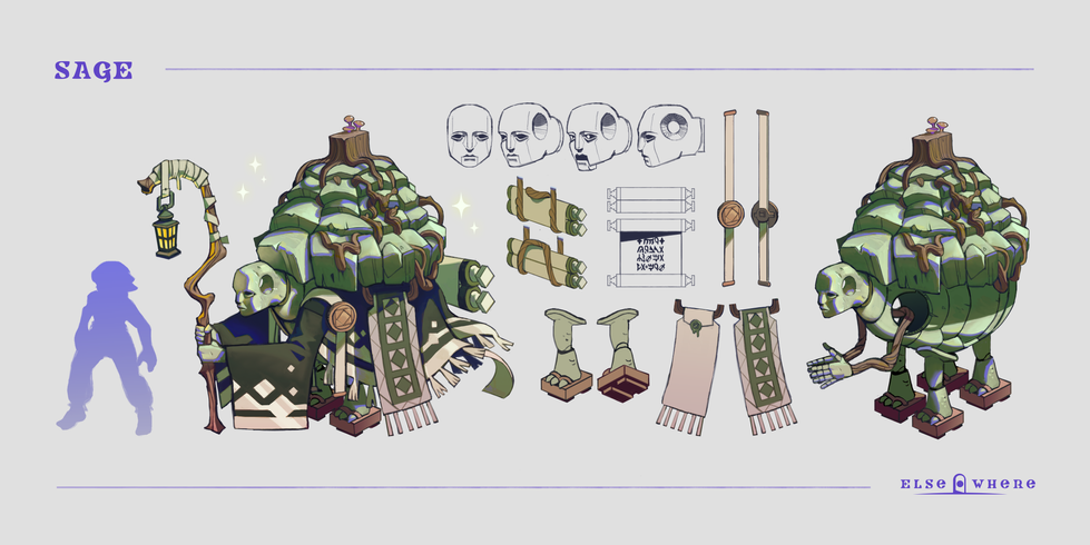 The Sage archetype concept art